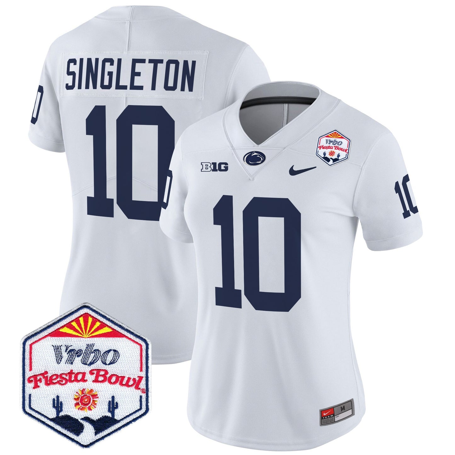 Women's Penn State Nittany Lions 2024 The Fiesta Bowl Patch Vapor Limited Jersey - All Stitched