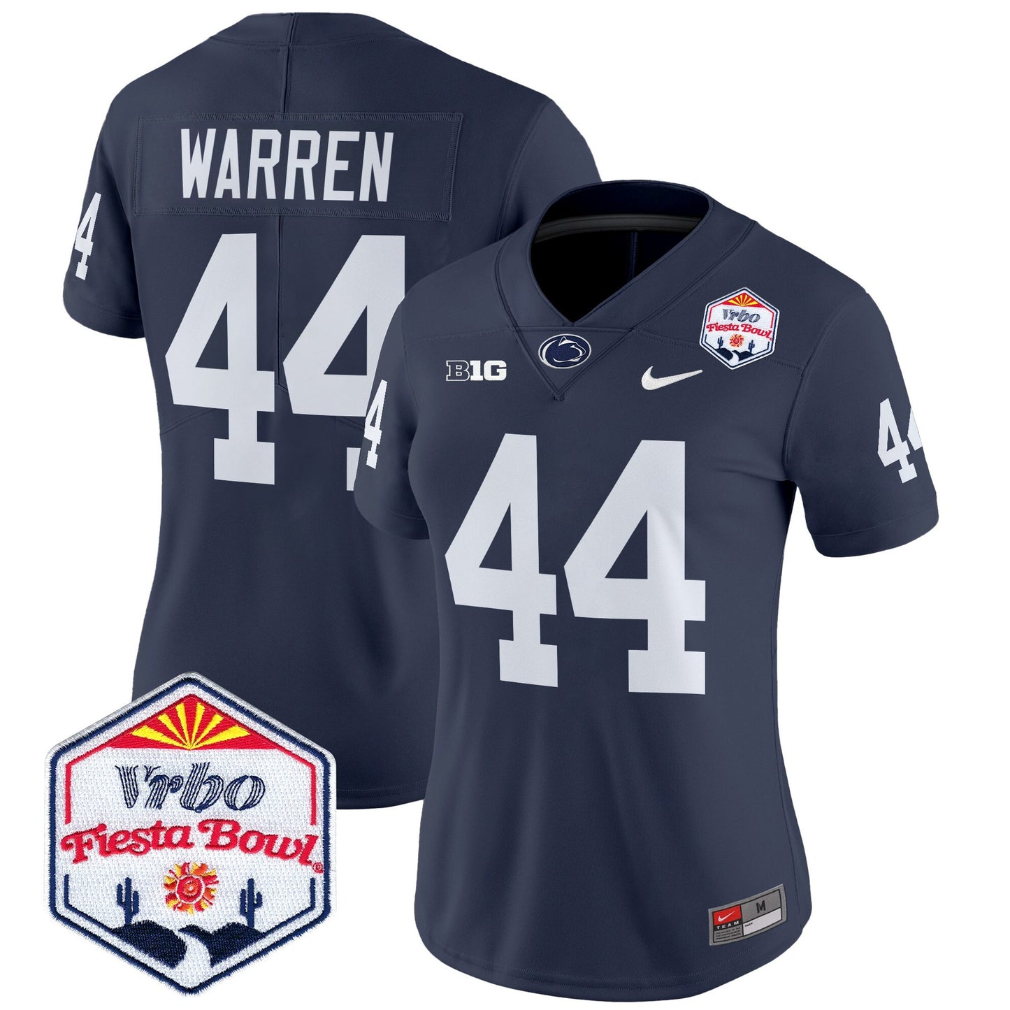 Women's Penn State Nittany Lions 2024 The Fiesta Bowl Patch Vapor Limited Jersey - All Stitched