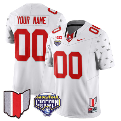 Custom Gender/Name Ohio State Buckeyes 2024 Cotton Bowl Classic Jersey - All Stitched