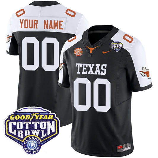 Custom Texas Longhorns 2024 Cotton Bowl Classic Jersey - All Stitched