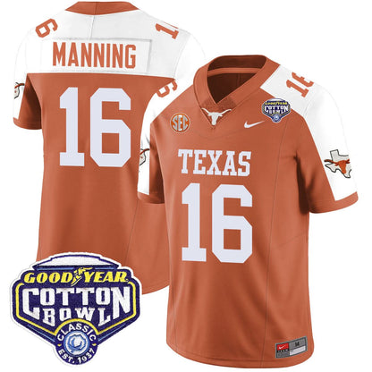 Texas Longhorns 2024 Cotton Bowl Classic Jersey - All Stitched
