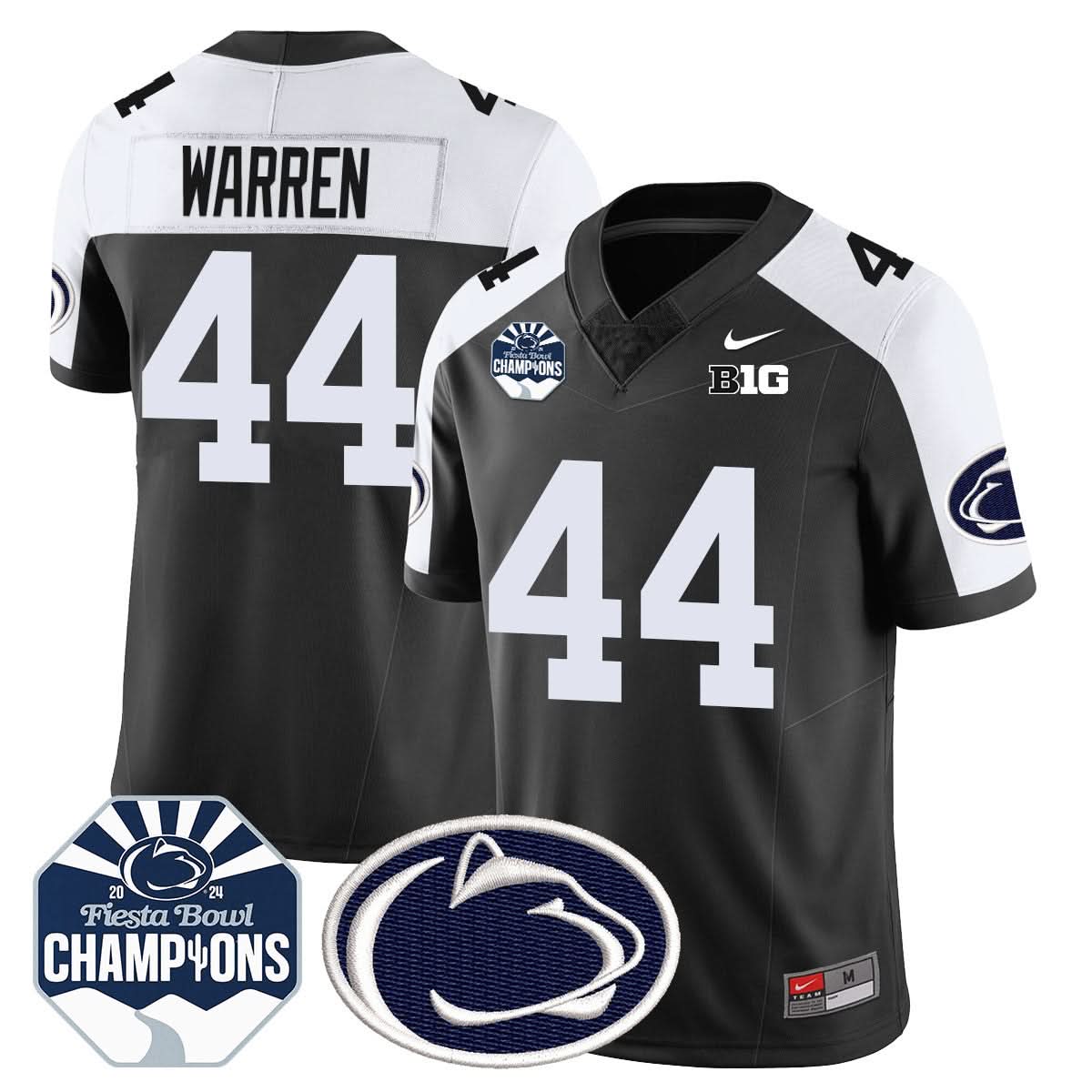 Penn State Nittany Lions 2024 Fiesta Bowl Champions Jersey - All Stitched