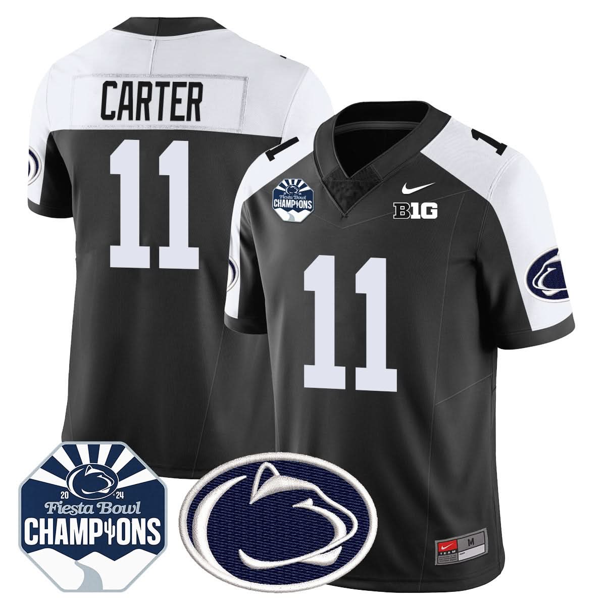 Penn State Nittany Lions 2024 Fiesta Bowl Champions Jersey - All Stitched