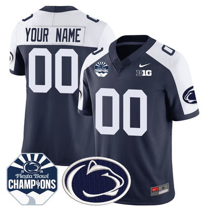 Custom Gender/Name Penn State Nittany Lions 2024 Fiesta Bowl Champions Jersey - All Stitched