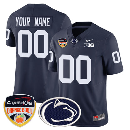 Custom Gender/Name Penn State Nittany Lions 2024 Orange Bowl Jersey - All Stitched