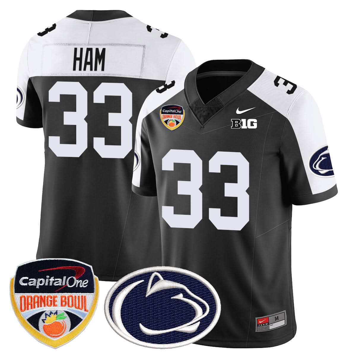 Penn State Nittany Lions 2024 Orange Bowl Jersey - All Stitched