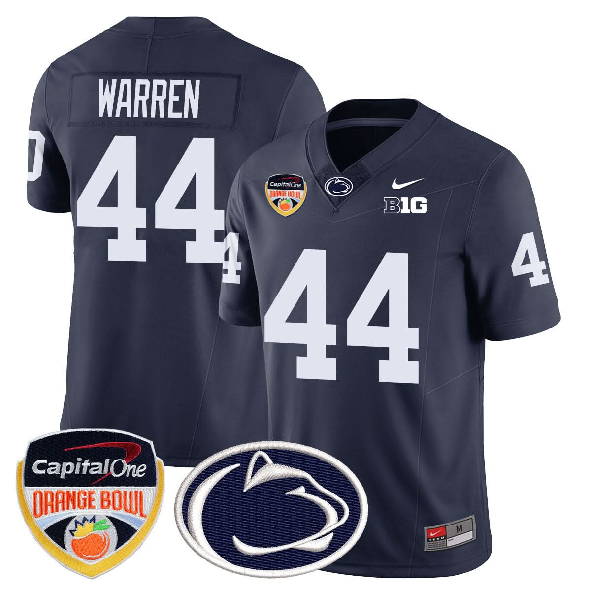 Men's Penn State Nittany Lions 2024 Orange Bowl Jersey - All Stitched