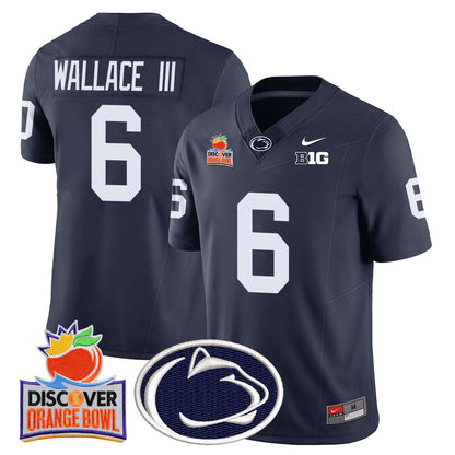Men's Penn State Nittany Lions 2024 Orange Bowl Jersey N1 - All Stitched
