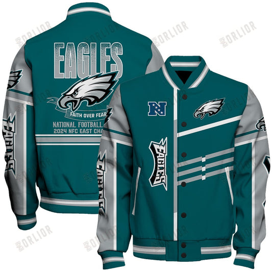 Philadephia Eagles NFC East Champions 2024 Unique Varsity Jacket