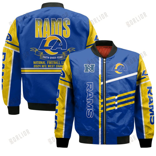 Los Angeles Rams NFC West Champions 2024 Unique Bomber Jacket