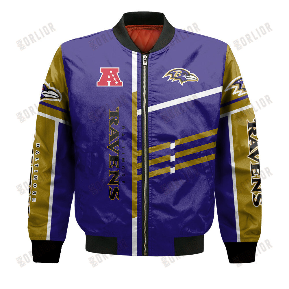 Baltimore Ravens AFC North Champions 2024 Unique Bomber Jacket