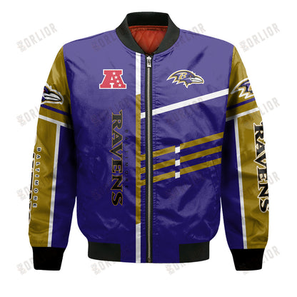 Baltimore Ravens AFC North Champions 2024 Unique Bomber Jacket