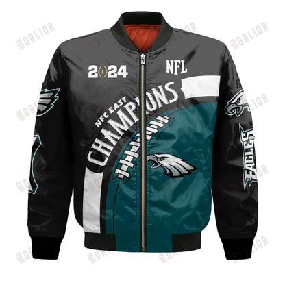 Philadephia Eagles NFC East Champions 2024 New Design Bomber Jacket