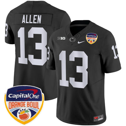 Penn State Nittany Lions Orange Bowl Patch Vapor Limited Jersey - All Stitched