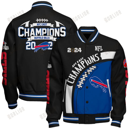 Buffalo Bills AFC East Champions 2024 New Design Varsity Jacket
