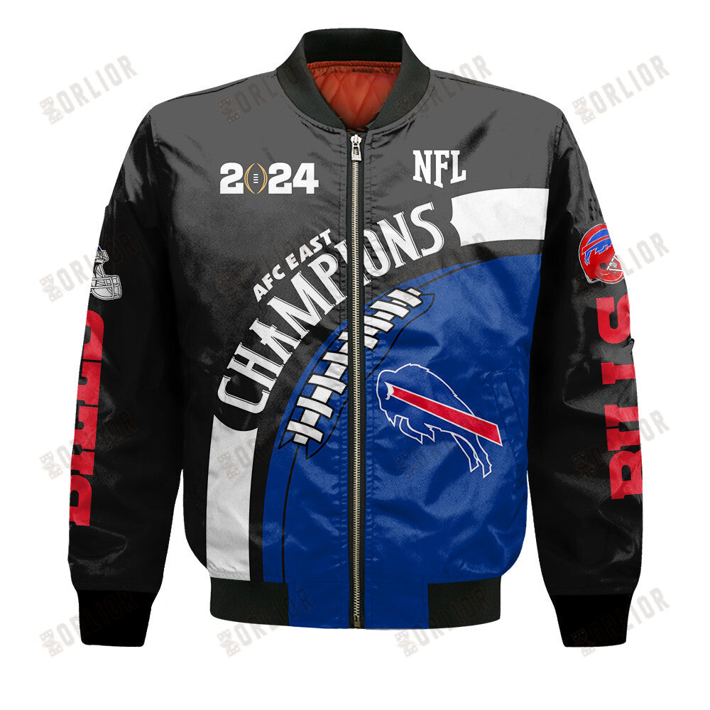 Buffalo Bills AFC East Champions 2024 New Design Bomber Jacket