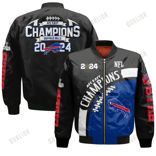 Buffalo Bills AFC East Champions 2024 New Design Bomber Jacket