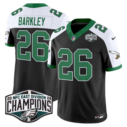 Philadelphia Eagles Kelly Green 2024 NFC East Division Champions Vapor Limited Jersey V2 - All Stitched