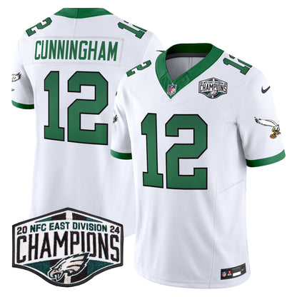 Philadelphia Eagles Kelly Green 2024 NFC East Division Champions Vapor Limited Jersey V2 - All Stitched