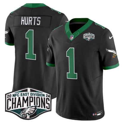 Philadelphia Eagles Kelly Green 2024 NFC East Division Champions Vapor Limited Jersey V2 - All Stitched