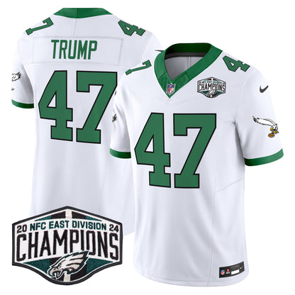 Philadelphia Eagles Kelly Green 2024 NFC East Division Champions Vapor Limited Jersey V2 - All Stitched