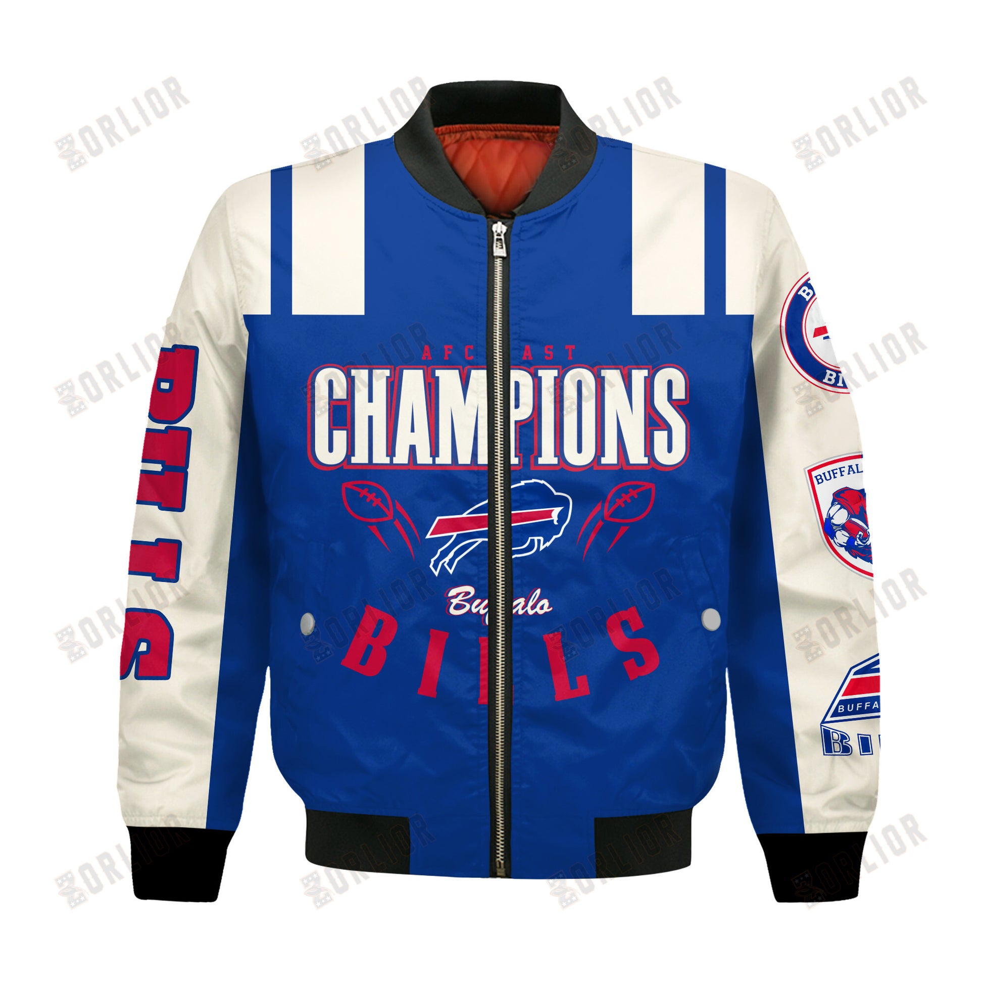 Buffalo Bills AFC East Champions 2024 We're On Fire Bomber Jacket