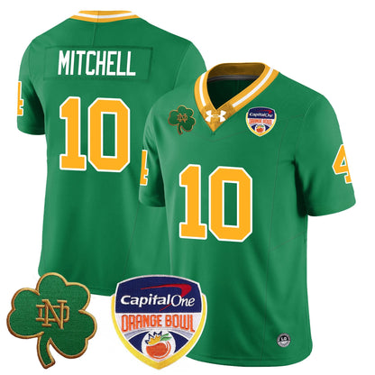 Notre Dame Fighting Irish  2024 Orange Bowl Jersey - All Stitched