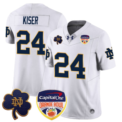 Notre Dame Fighting Irish  2024 Orange Bowl Jersey - All Stitched