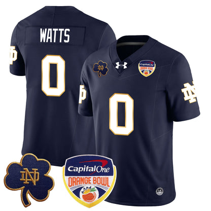 Notre Dame Fighting Irish  2024 Orange Bowl Jersey - All Stitched