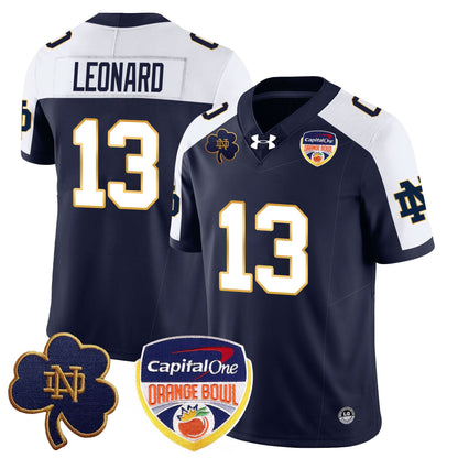 Notre Dame Fighting Irish  2024 Orange Bowl Jersey - All Stitched