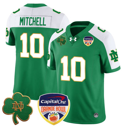 Notre Dame Fighting Irish  2024 Orange Bowl Jersey - All Stitched