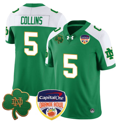 Notre Dame Fighting Irish  2024 Orange Bowl Jersey - All Stitched