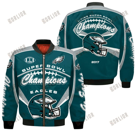 Philadelphia Eagles Super Bowl Champions We'll Always Be Together Bomber Jacket