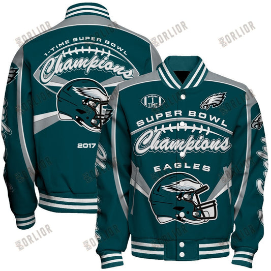 Philadelphia Eagles Super Bowl Champions We'll Always Be Together Varsity Jacket
