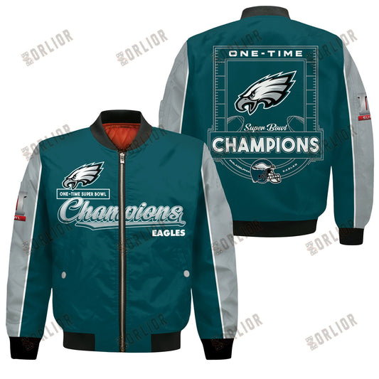 Philadelphia Eagles Super Bowl Champions Live For These Colors Bomber Jacket