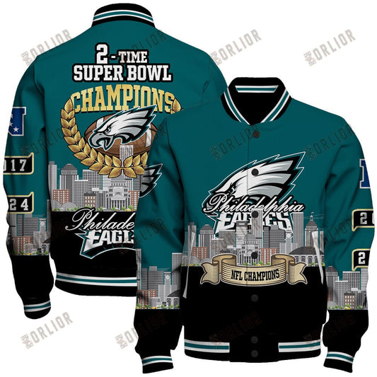 Philadelphia Eagles Super Bowl Champions History Is Still Continuing Varsity Jacket