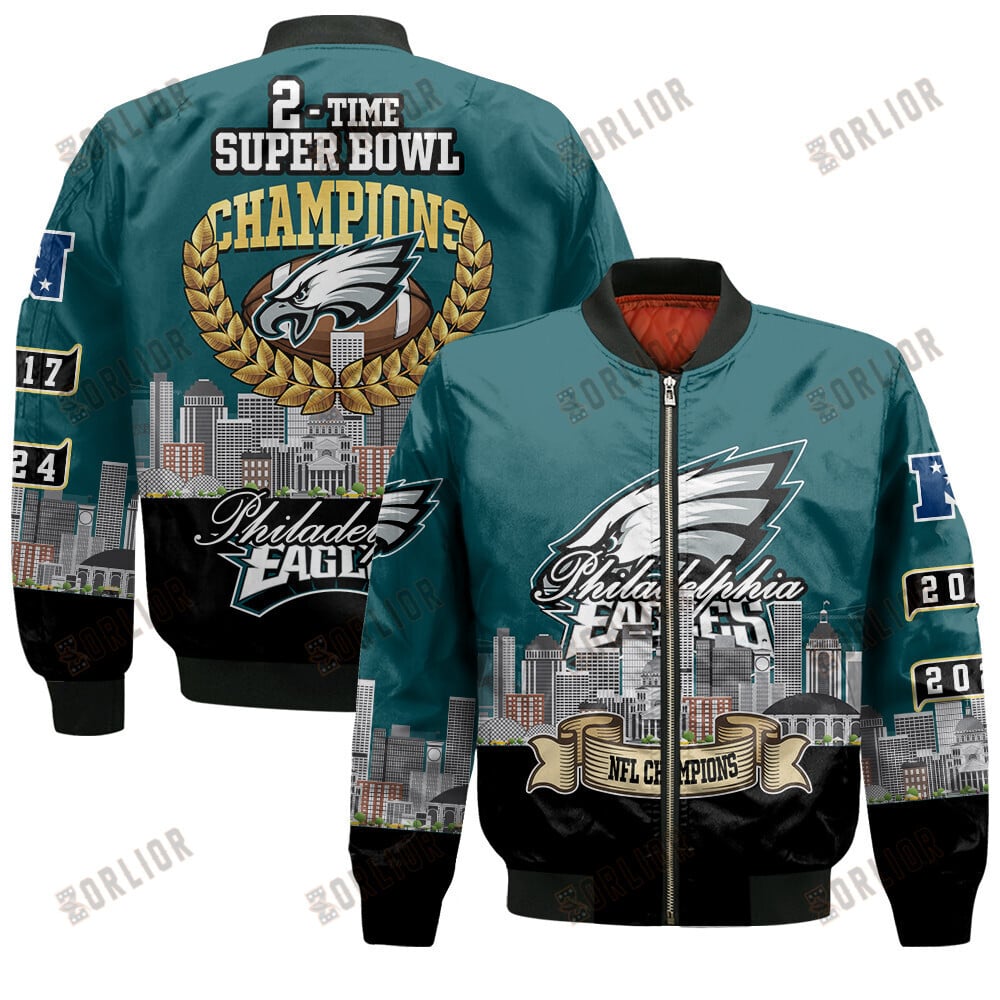 Philadelphia Eagles Super Bowl Champions History Is Still Continuing Bomber Jacket