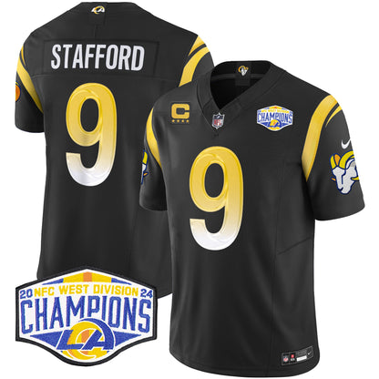 Los Angeles Rams 2024 NFC West Division Champions Vapor Limited Jersey - All Stitched