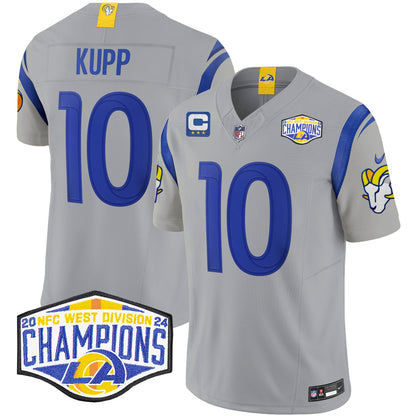 Los Angeles Rams 2024 NFC West Division Champions Vapor Limited Jersey - All Stitched