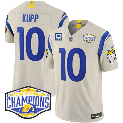 Los Angeles Rams 2024 NFC West Division Champions Vapor Limited Jersey - All Stitched