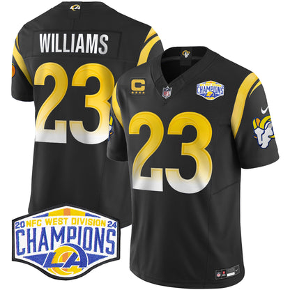 Los Angeles Rams 2024 NFC West Division Champions Vapor Limited Jersey - All Stitched