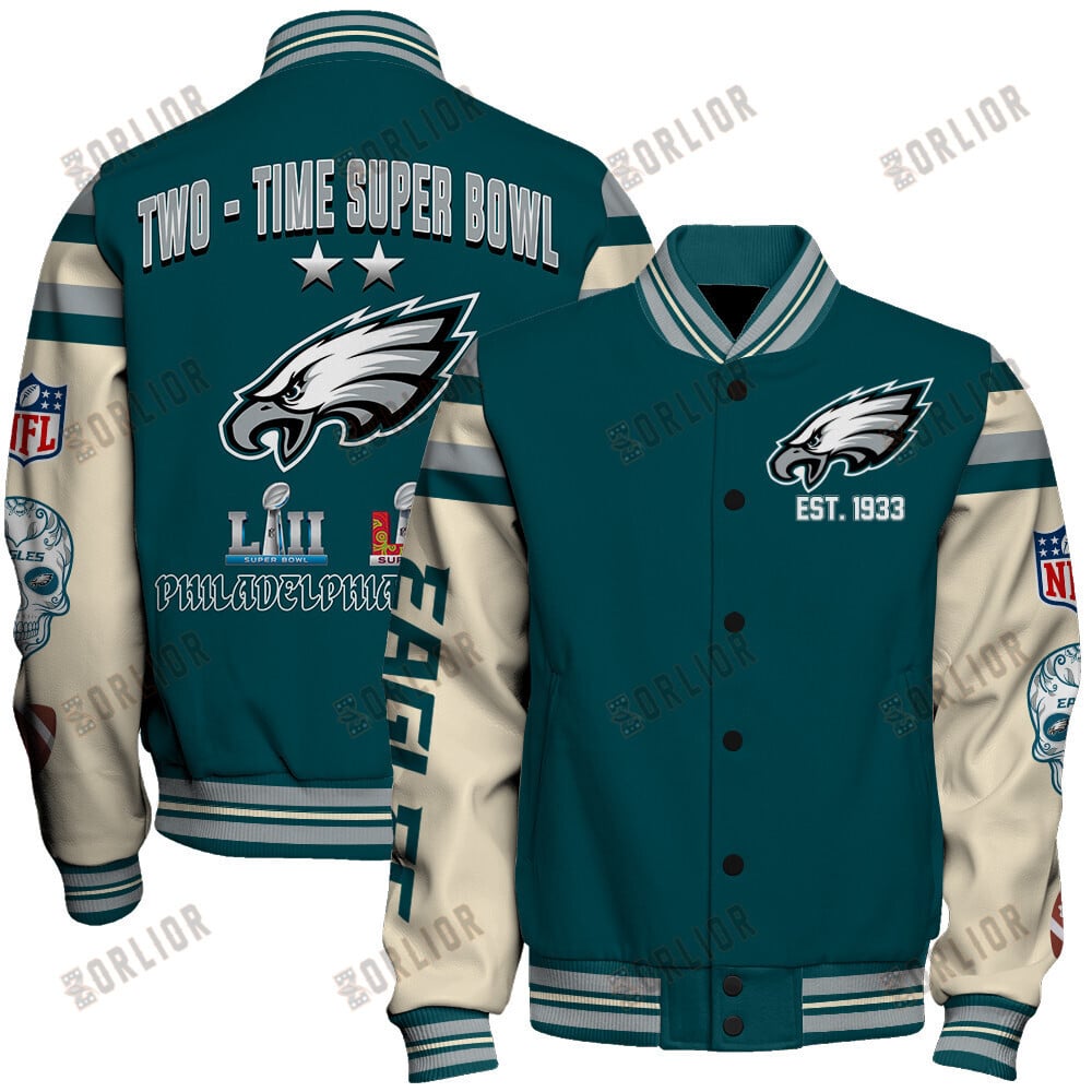 Philadelphia Eagles Super Bowl Champions The Nightmare Of Every Opponent Varsity Jacket