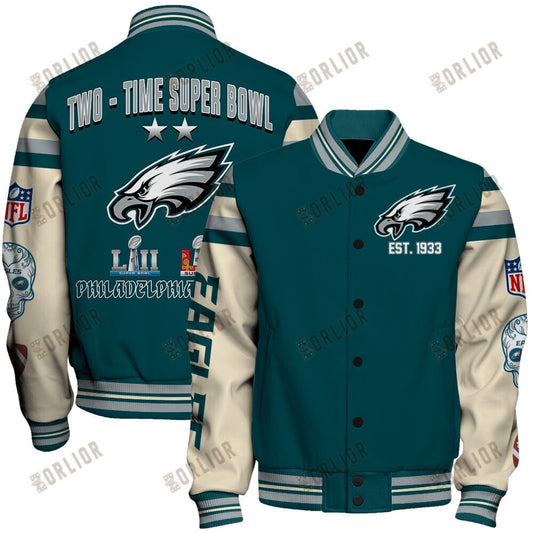 Philadelphia Eagles Super Bowl Champions The Nightmare Of Every Opponent Varsity Jacket