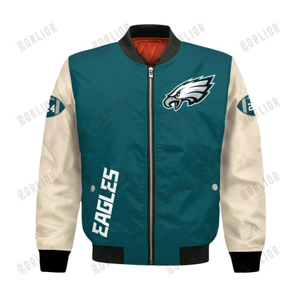 Philadelphia Eagles Super Bowl LIX Champions Where Champions Are Made Bomber Jacket