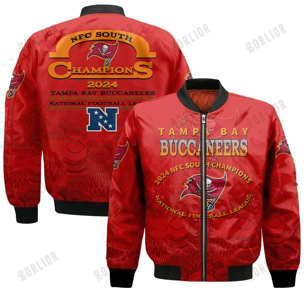 Tampa Bay Buccaneers NFC South Champions 2024 A Legend Is Being Written Bomber Jacket