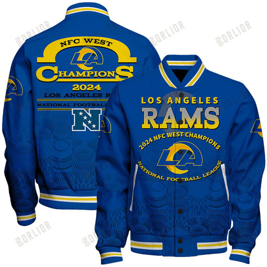 Los Angeles Rams NFC West Champions 2024 A Legend Is Being Written Varsity Jacket