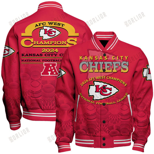 Kansas City Chiefs AFC West Champions 2024 A Legend Is Being Written Varsity Jacket
