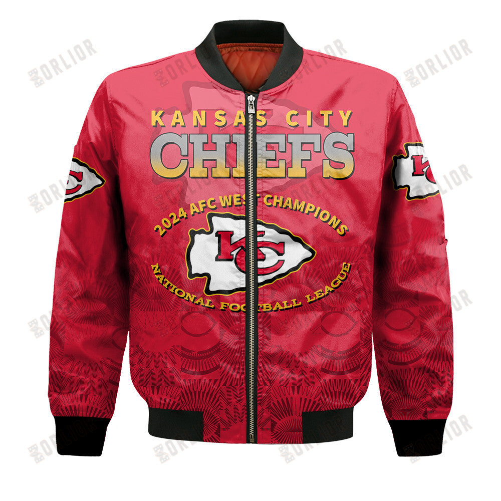Kansas City Chiefs AFC West Champions 2024 A Legend Is Being Written Bomber Jacket