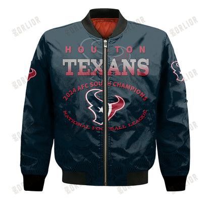 Houston Texans AFC South Champions 2024 A Legend Is Being Written Bomber Jacket