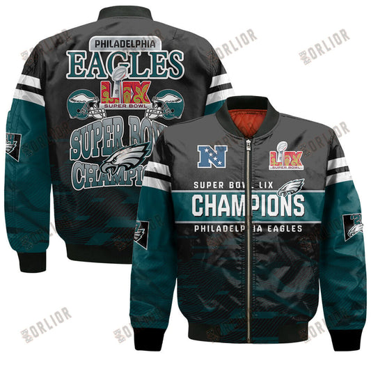 Philadelphia Eagles Super Bowl LIX Champions 2024 Bomber Jacket